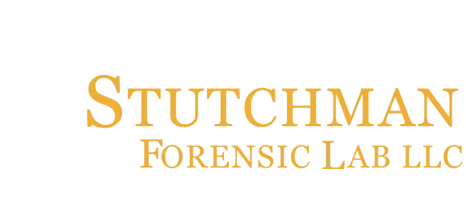Stutchman forensic lab logo NEW white v1