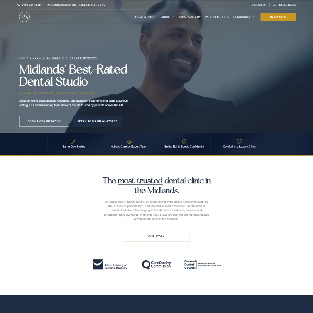 leicestershire dental studio