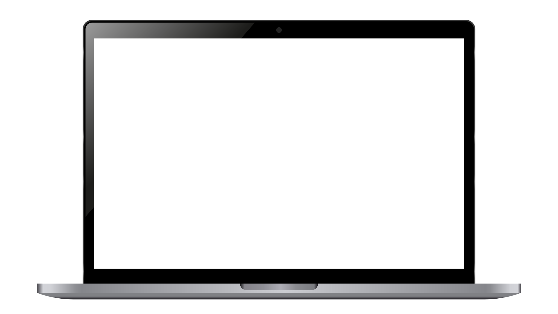 macbook website design mockup