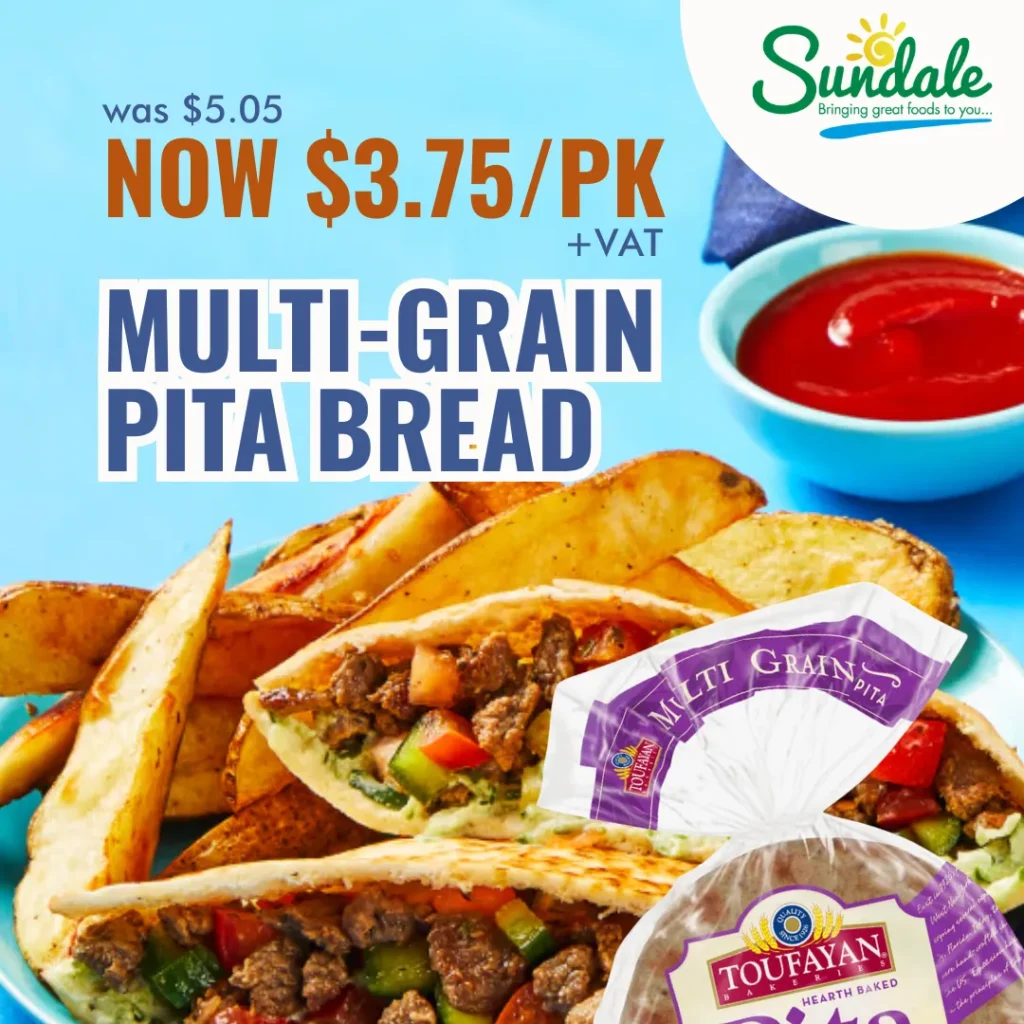 Social Media Marketing 35 Toufayan Multi Grain Pita Bread v1