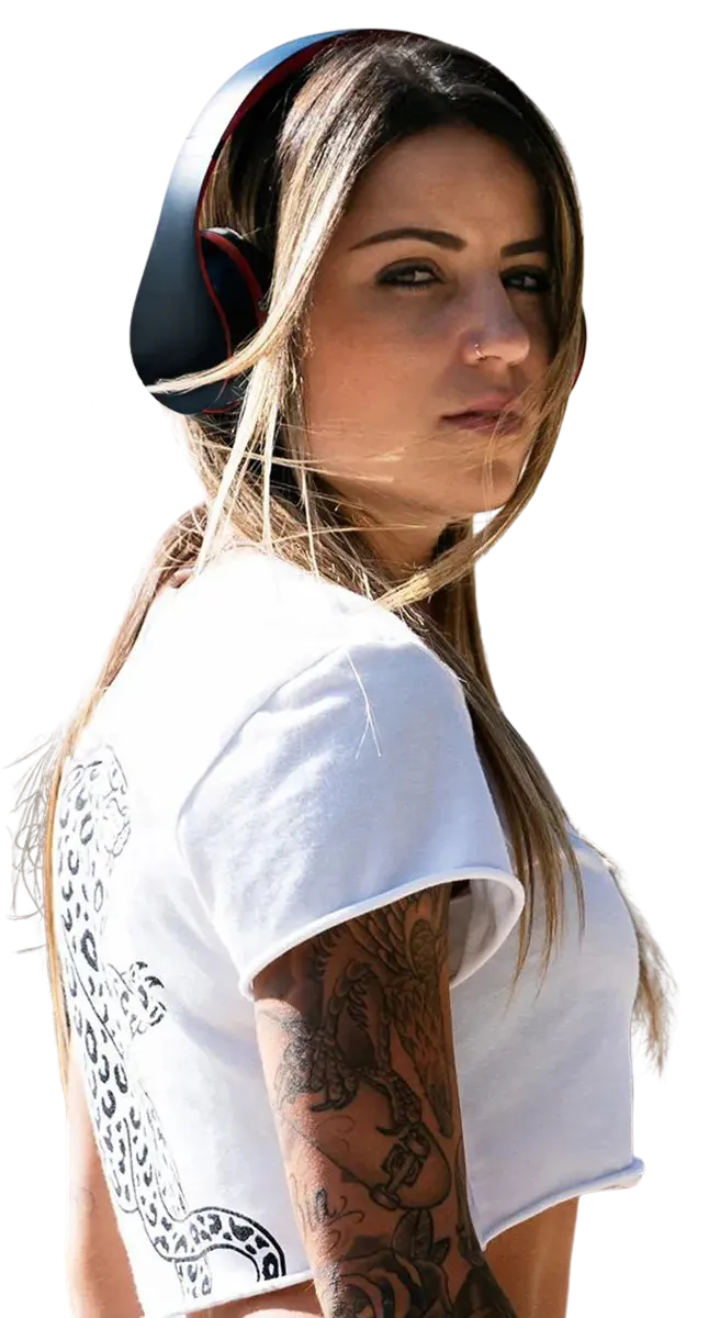 Brand Strategy 24 sound heaphones girl